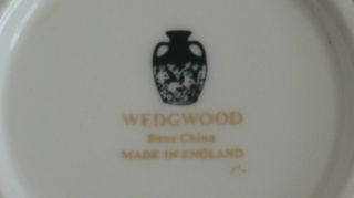 VINTAGE Wedgwood TONQUIN RUBY Bond Shape Demitasse Cup & Saucer,  England 8