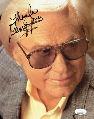 George Jones Jsa Signed 8x10 Photo Deceased Country Music Singer Auto
