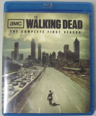 The Walking Dead Season 1 Blu - Ray Cover Signed By 6 Actors Chandler Riggs " Carl "