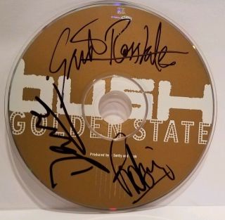 Bush " Golden State " Signed Cd Autographed Gavin Rossdale