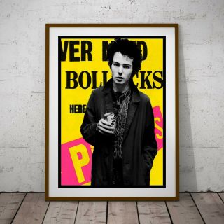 Sid Vicious Sex Pistols Punk Poster Framed Or Three Print Options Exclusive 2019