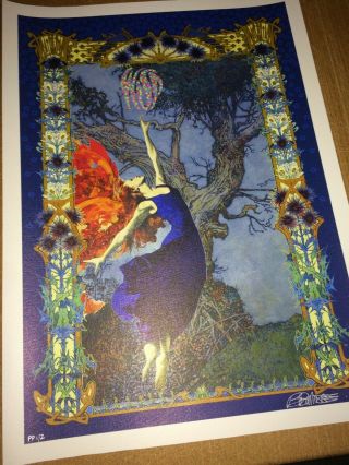 Widespread Panic Angels On High Art Print Poster Canvas Variant Pp1/2 Bob Masse