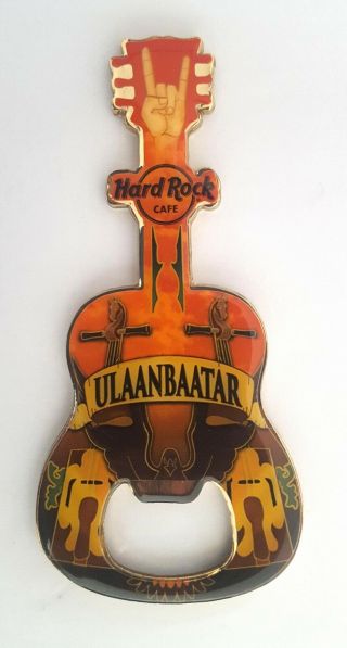 Hard Rock Cafe Ulaanbaatar Mongolia Magnet Bottle Opener