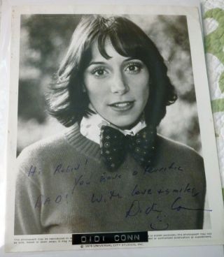 Didi Conn Signed Photo: Grease/benson/shining Time Station/almost Summer