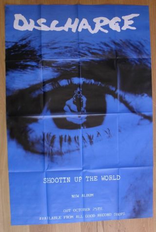 Discharge Shootin Up The World Uk Promo Poster 