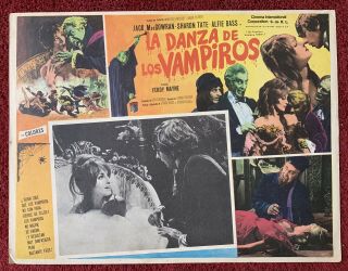 Sharon Tate Roman Polanski The Fearless Vampire Killers Mexican Lobby Card 1967