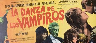 SHARON TATE ROMAN POLANSKI The Fearless Vampire Killers MEXICAN LOBBY CARD 1967 3