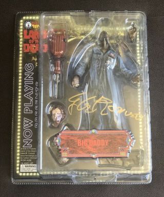 George Romero Signed Land Of The Dead Big Daddy Figure Bas Beckett In Person