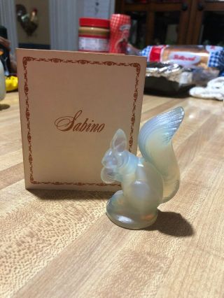 Sabino Glass Squirrel Figurine