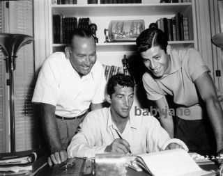 072 Jerry Lewis Dean Martin Sign Contract With Paramount Pictures Photo