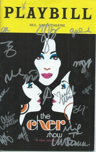 The Cher Show Cast Signed Playbill