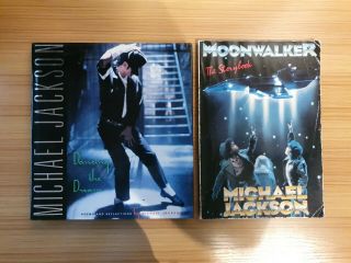 Dancing The Dream Michael Jackson Rare First Edition,  Moonwalker The Storybook