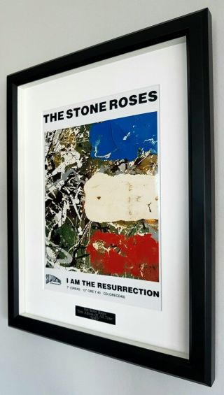 The Stone Roses - I Am The Resurrection - Photo & Frame - Ian Brown - Oasis