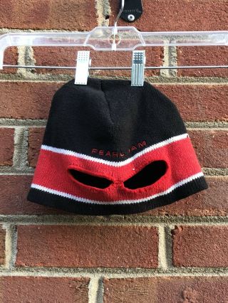 Pearl Jam Black Beanie Winter Hat Rare Yield Tour Official 1998 Mask