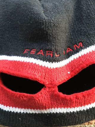 Pearl Jam Black Beanie Winter Hat RARE Yield Tour Official 1998 Mask 2