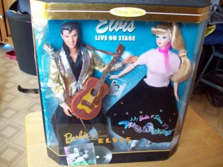 Elvis Presley & Barbie Collector Edition Collector Dolls.  Barbie Loves Elvis