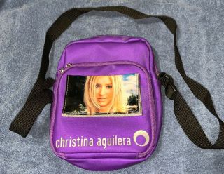 Vintage Rare 2000 Christina Aguilera Cd Holder Bag