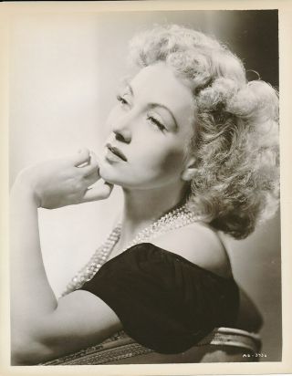 Ann Sothern Vintage 1940s Mgm Studio Glamour Portrait Photo