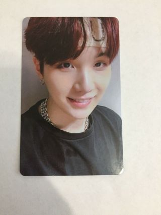 Suga Yoongi Official Photocard From Bts Love Yourself Tour In Europe Dvd