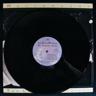 JOHN COUGAR MELLENCAMP Autographed THE LONESOME JUBILEE Album FARM AID 2
