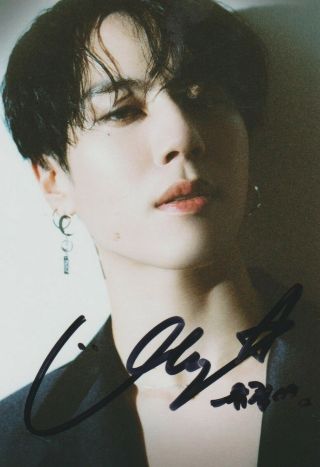Got7 Yu Gyeom Call My Name Autographed Photo