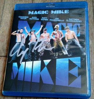 Channing Tatum " Autographed Hand Signed " Magic Mike Blu Ray