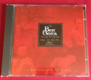 Rare Ellan Vannin Isle Of Man The Bee Gees Through The Decades Cd And Stamps