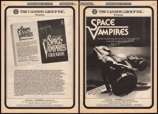 Space Vampires / Lifeforce_orig.  " 1980 " Trade Print Ad / Advance Promo / Poster