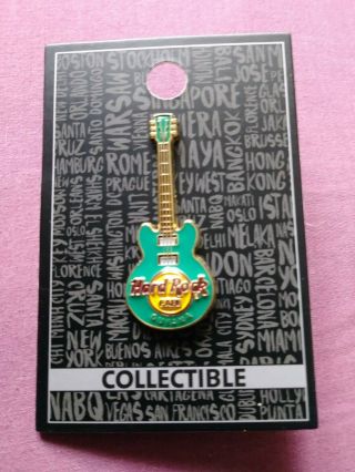 Hard Rock Cafe Pin Guyana 3d Core Guitar