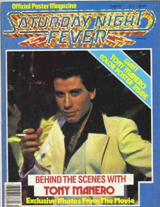 Saturday Night Fever 1977 4 John Travolta Movie Poster