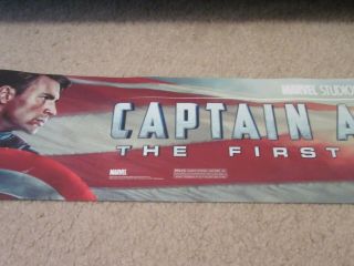 CAPTAIN AMERICA: THE FIRST AVENGER 5x25 [LARGE] MOVIE THEATER POSTER [MYLAR] 3