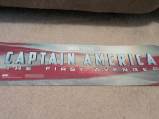 CAPTAIN AMERICA: THE FIRST AVENGER 5x25 [LARGE] MOVIE THEATER POSTER [MYLAR] 4