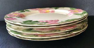 Vintage Franciscan Desert Rose Lunch Plates 9 1/2 