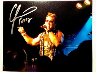 Chris Jericho Autographed Photo 8x10 Signed Rock Metal Band Wwe Fozzy
