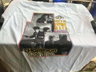 Thompson Twins - Tour of Future Days 1985 1986 concert shirt vintage XL 2