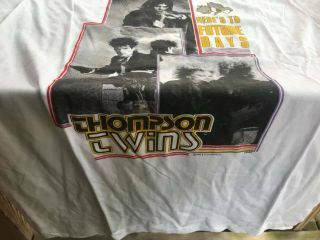 Thompson Twins - Tour of Future Days 1985 1986 concert shirt vintage XL 4