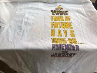 Thompson Twins - Tour of Future Days 1985 1986 concert shirt vintage XL 5