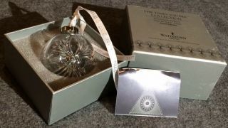 Waterford Crystal Times Square Ball 2007 Christmas Ornament