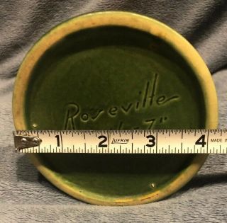 Vintage Roseville Pottery Thorn Apple 2 - Handled Vase 814 - 7 