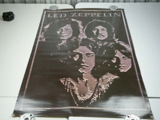 Led Zeppelin Very Rare 1969 Band Album Promo Poster Led Zeppelin 1 Visual Things
