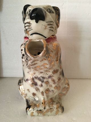 VINTAGE E&R ERPHILA Fox Terrier Dog Figural Tea Pot Ceramic Pitcher Germany 6