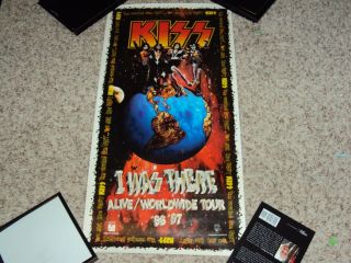 Kiss Rare Out Of Print World Tour 1996 1997 Poster Exclusive Gene Simmons 16x30