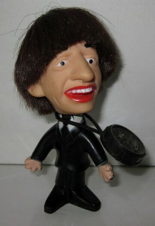 1964 Nems The Beatles Ringo Starr Doll With Drum Licensed Seltaeb Inc.