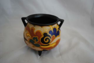 Gouda Holland Pottery Regina 3 Footed Pot