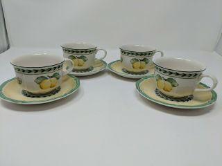 Villeroy & Boch French Garden Fleurence Saucer And Matching Cups