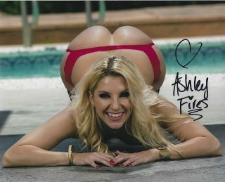 Ashley Fires Signed 8x10 Photo Coa: Autograph World