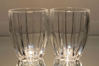 Marquis By Waterford Omega Double Old Fashioned Glasses Set Of 2 Two Signed