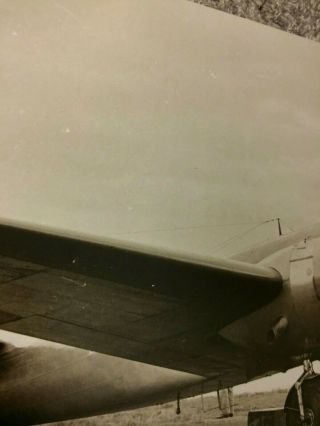 Rare Large 14 x 10 Photograph Amelia Earhart Plane Mechanic Lockheed Electra 10E 5