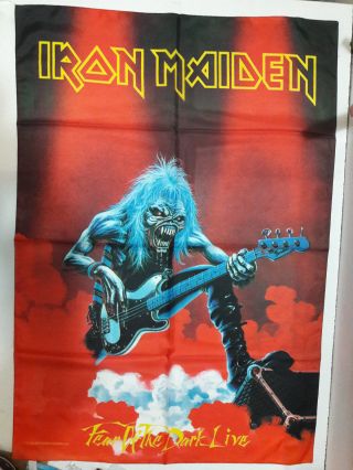Vintage Iron Maiden 1993 Textile Poster Flag