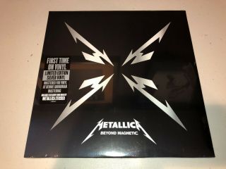 Metallica Beyond Magnetic Rare Silver Color Vinyl Lp Record Limited Edition Rsd